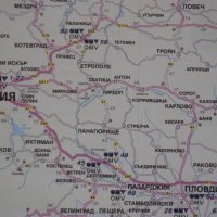 Карта на България с населени места и пътища, снимка 3 - Други - 27662766
