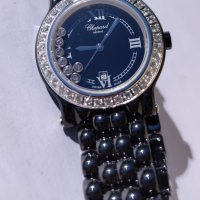 Дамски луксозен часовник Chopard  Happy Sport&Diamonds HIGH-TECH CERAMICS SCRATCH PROOF , снимка 6 - Дамски - 32440776