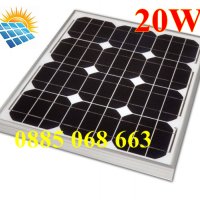 Нов! Соларен панел 20W 52/35см, слънчев панел, Solar panel 20W, контролер, снимка 1 - Други стоки за дома - 32894771