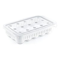 3424 Кутия за съхранение на яйца за хладилник, 15 гнезда, снимка 3 - Прибори за хранене, готвене и сервиране - 39482855
