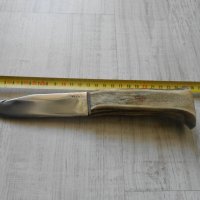 ЛОТ от 2 бр. стари ножове с дръжки от РОГ ! ловен стар нож ножка ножче, снимка 4 - Колекции - 34708600