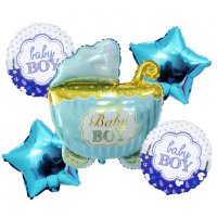 Комплект Балони "Baby Boy" /5 броя/, снимка 1 - Декорация за дома - 38611617