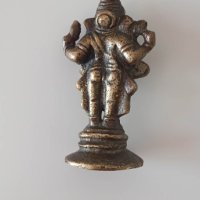 Антична месингова статуетка на бог Ганеша, снимка 5 - Антикварни и старинни предмети - 40600613