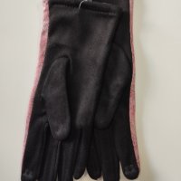 27 Дамски ръкавици кашмир в нежно розово , снимка 2 - Ръкавици - 43316965