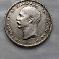 1 драхма 1910 сребро , снимка 1 - Нумизматика и бонистика - 39053420
