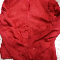 Червено ленено сако, снимка 17 - Сака - 25854578