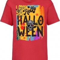 Детска тениска Halloween 09,Halloween,Хелоуин,Празник,Забавление,Изненада,Обичаи,, снимка 3 - Детски Блузи и туники - 38156643