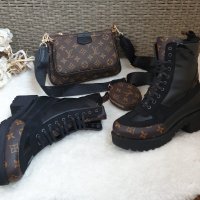 Дамски боти и чанта Louis Vuitton, снимка 1 - Дамски боти - 27233191