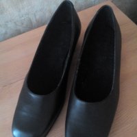 Черни нови дамски обувки от естествена кожа №41, снимка 3 - Дамски ежедневни обувки - 34743789