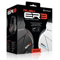 Слушалки с микрофон Sharkoon Rush ER3 White SH0055 Бели Геймърски слушалки Gaming Headset , снимка 2 - Слушалки за компютър - 22862091