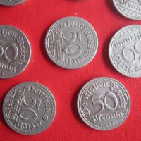 50 пфениг 1920 лот монети пфениги , снимка 3 - Нумизматика и бонистика - 33178140