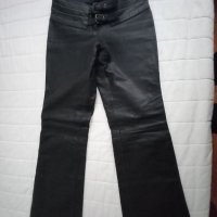 Дамски кожени панталони -черни .Подходящи за рокерки, снимка 13 - Панталони - 43087394