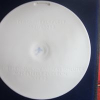 Порцеланова картина пано медал в кутия порцелан 2, снимка 5 - Други - 36580519