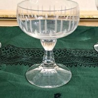Комплект немски кристални чаши , снимка 3 - Антикварни и старинни предмети - 38775573