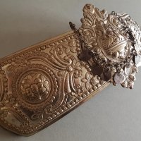 Възрожденски големи Сребърни Софийски от 1907 година ковани пафти пафта, снимка 3 - Антикварни и старинни предмети - 26745634