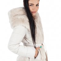 Зимно дамско палто с качулка – 4115, снимка 4 - Якета - 38269497