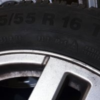 Зимни гуми с джанти 205 55 16 CONTINENTAL ContiWinterContact TS850, снимка 4 - Гуми и джанти - 43021218