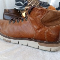 мъжки боти 42 - 43, made in PORTUGAL, 100% висококачествена естествена кожа , снимка 13 - Мъжки боти - 43562923