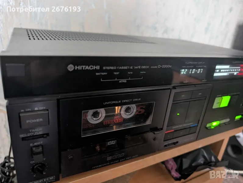 Hitachi D-2200M 3 head tape deck , снимка 1