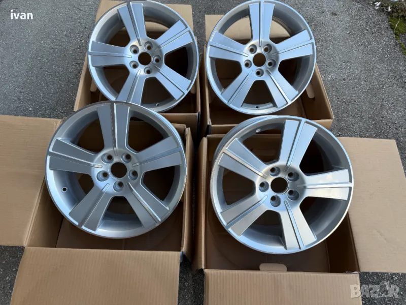 4 бр. чисто нови алуминиеви джанти WPS 16 цола 5x100, централен отвор 56.1, ET48, 6,5J, снимка 1