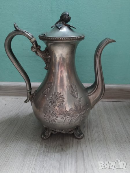 бароков метален чайник, снимка 1