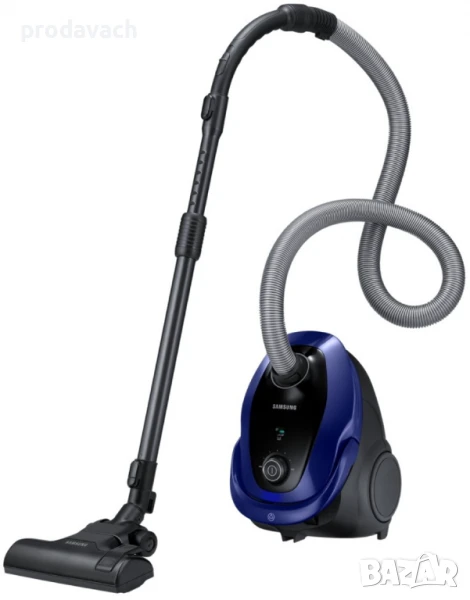 Прахосмукачка с торба Samsung VC07M25E0WB, 2.5 л, 750 W, Синя, снимка 1