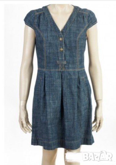 РОКЛЯ от памук дънкова нова много удобна за лято, снимка 1