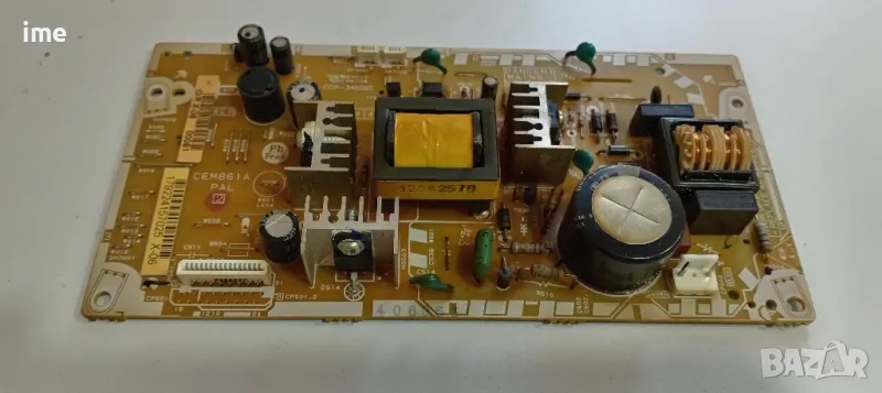 Power Board CEM861A. Свален от Телевизор Orion TV24LB124S. Работещ СЪС СЧУПЕН ДИСПЛЕЙ., снимка 1