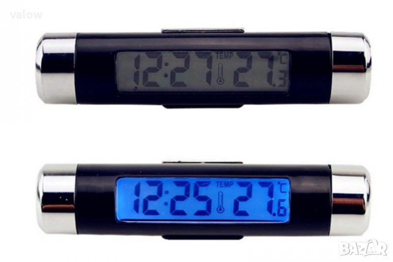 Часовник / термометър за кола автомобил електронен, снимка 1