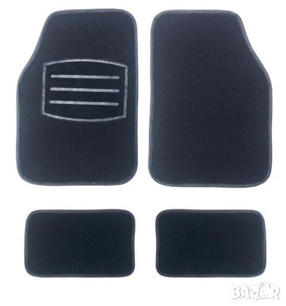 универсални текстилни стелки за автомобил 4 броя комплект , снимка 1