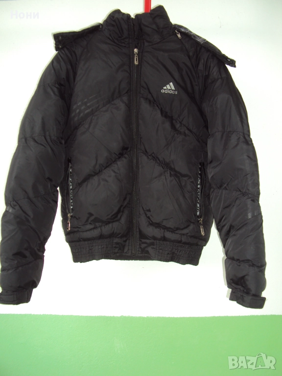 Юношеско топло пухено яке на ADIDAS- ръст М, снимка 1