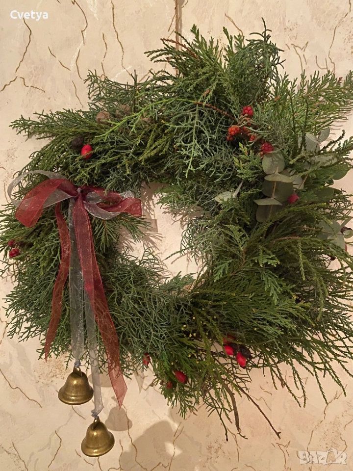 Коледен венец , снимка 1