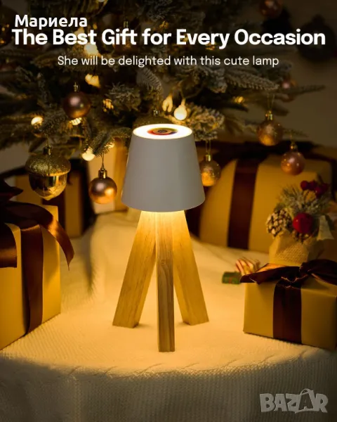 Акумулаторна Безжична Настолна Лампа / 10 цвята, снимка 1
