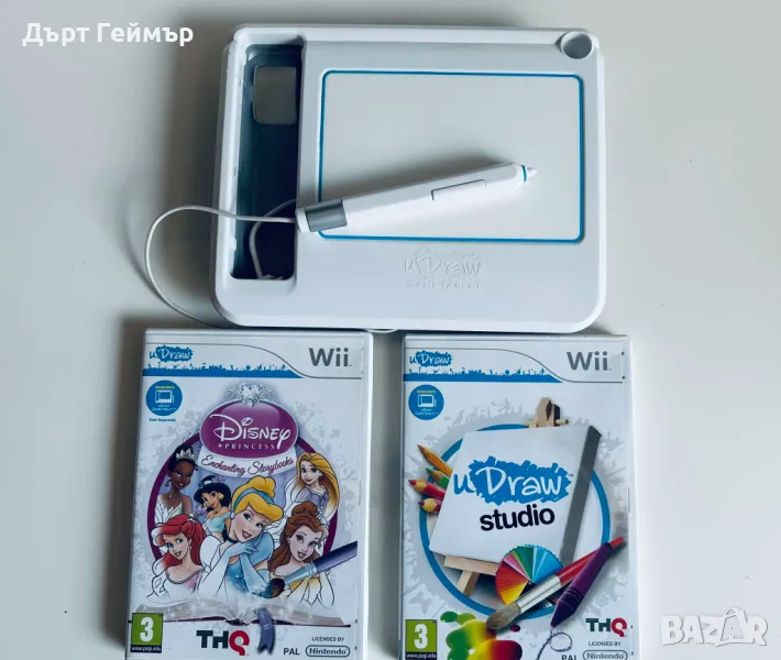 U draw Nintendo wii + 2 игри , снимка 1