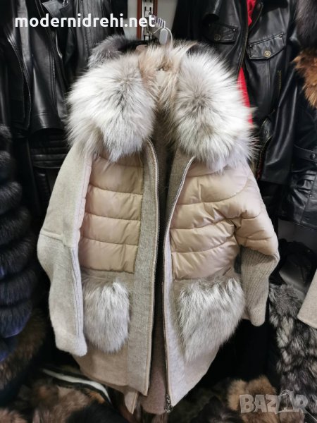 Дамско спортно елегантно палто от лисица код 83, снимка 1