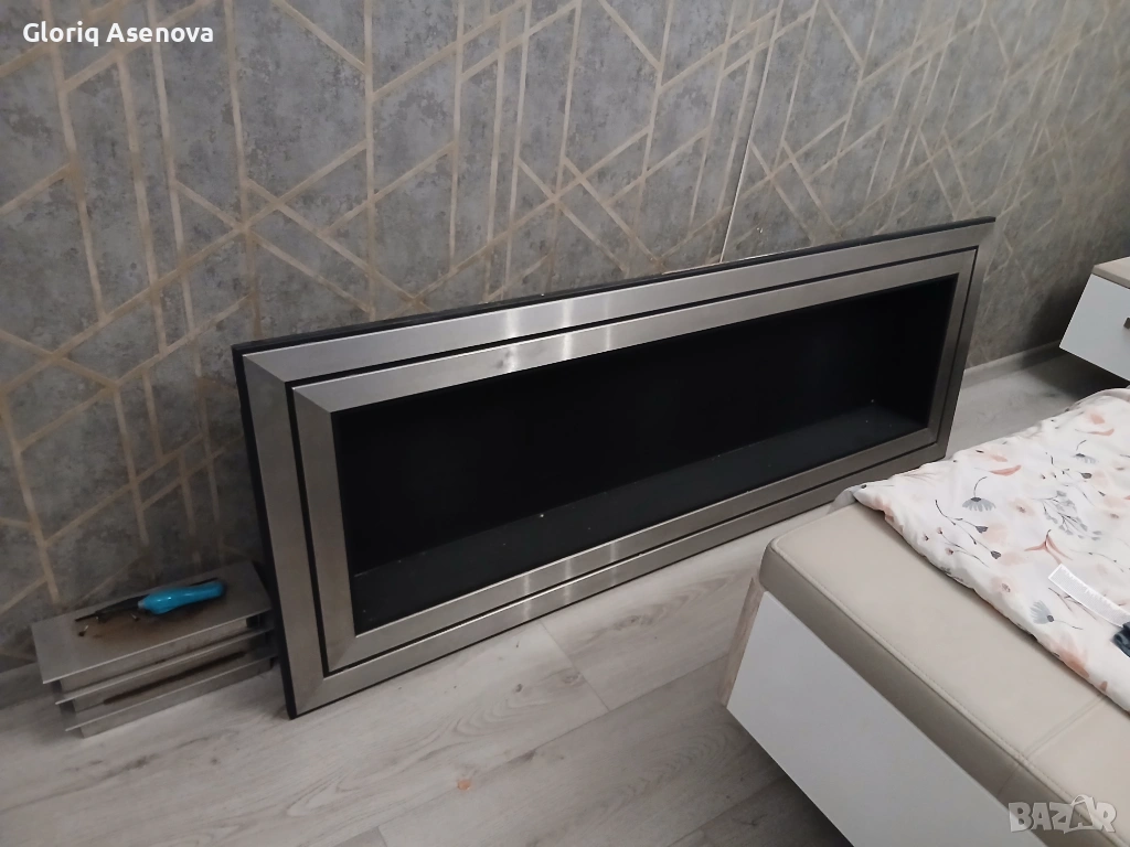 Биокамина с биоетанол, използвана, снимка 1