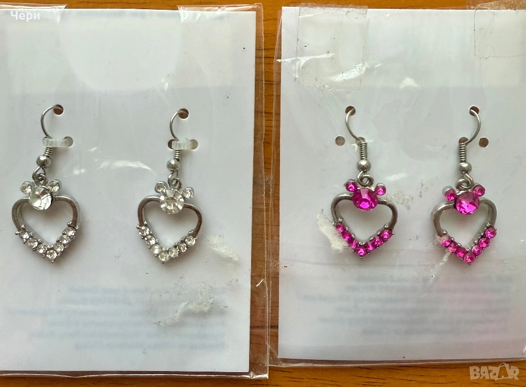 Обеци с камъчета, снимка 1