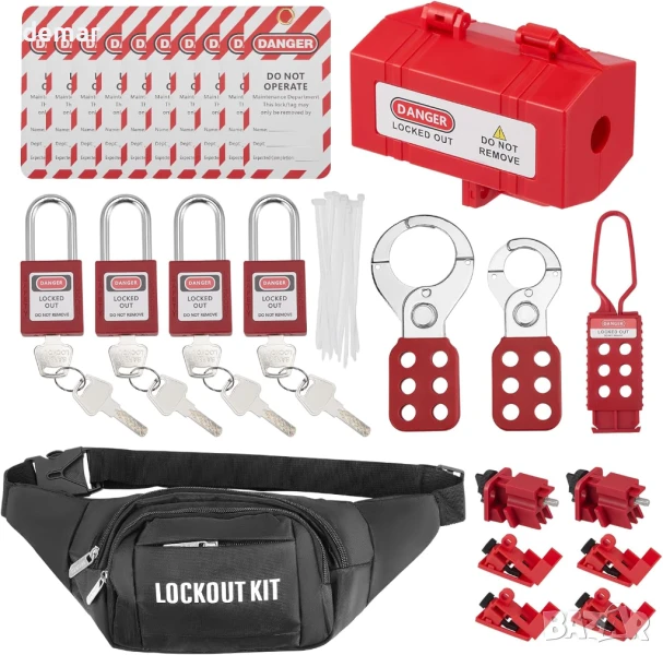 Универсален комплект за електротехници и поддръжка от 43 части с чанта, снимка 1