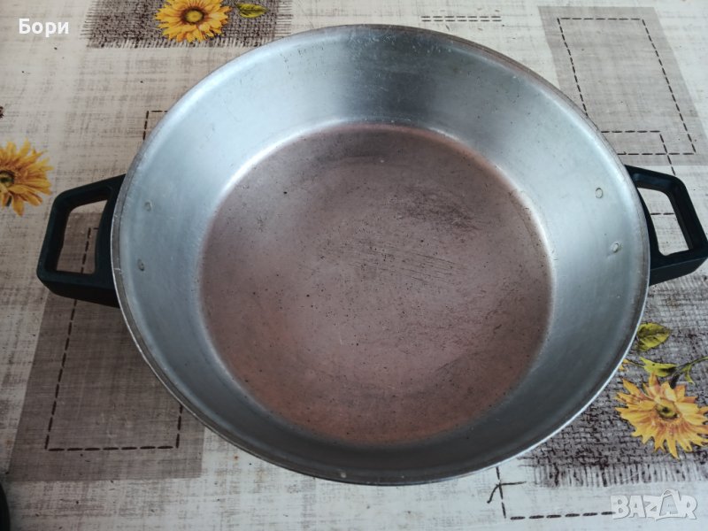 Стара алуминиева тава с дръжки, снимка 1