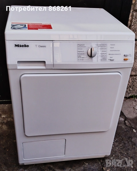 Кондезна сушилня Miele T Classic 7кг, снимка 1