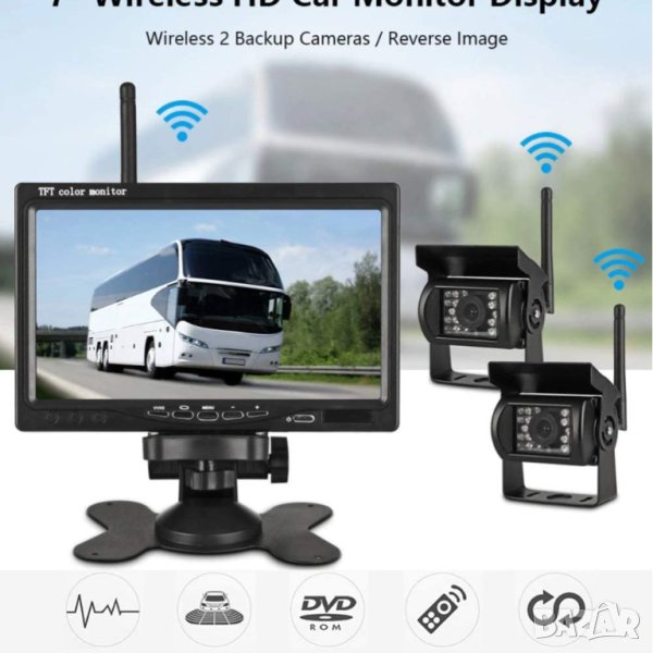 7 INCH ВИДЕОРЕГИСТРАТОР ЗА БУСОВЕ И КАМИОНИ, снимка 1