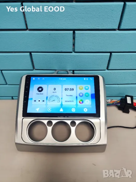 32G Android Car Radio Ford Focus Mk2 Mk3 9" Apple CarPlay&Android Auto, снимка 1