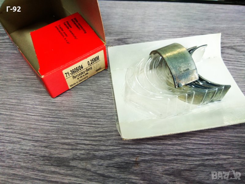 71-3605/02 0.25MM,**NEU**GLYCO**MERCEDES-BENZ**БИЕЛНИ ЛАГЕРИ К-Т*, снимка 1