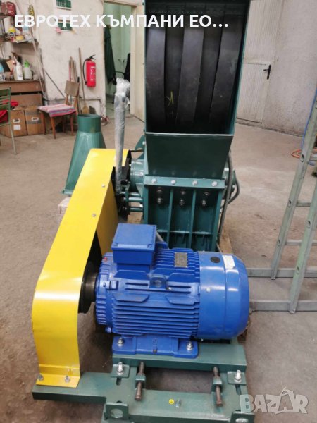  Машини за пелети. Дробилка от барабанен тип за дървен отпадък, снимка 1