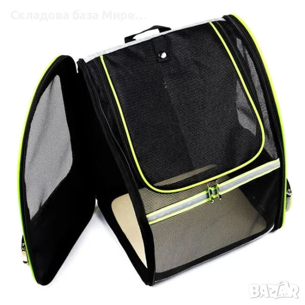 Раница за транспортиранена домашни любимци, Джобове 33x24x41 сантиметра, снимка 1