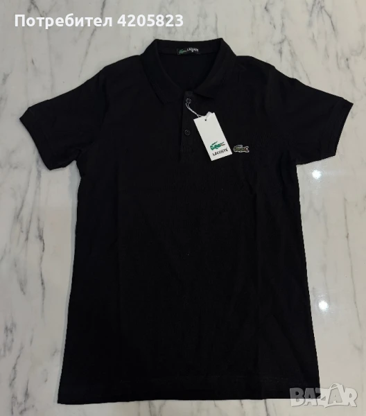 Тениска Lacoste – Черна, Налични размери!, снимка 1