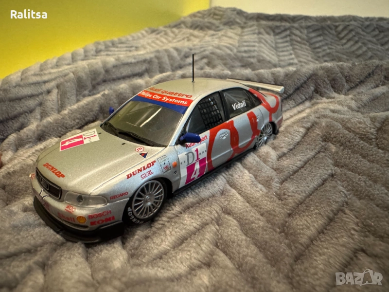 Audi A4 Quattro Super Touring #4 Tamara Vidali – Minichamps, мащаб 1:43., снимка 1