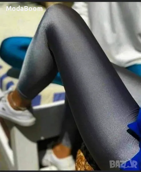 Оформящ дамски клин с лъскав , снимка 1