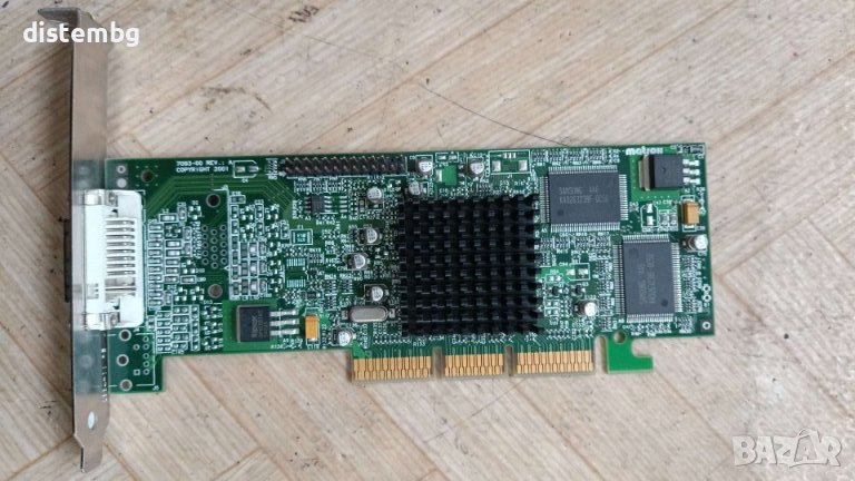 Видеокарта Matrox g45fmldva32db AGP, снимка 1