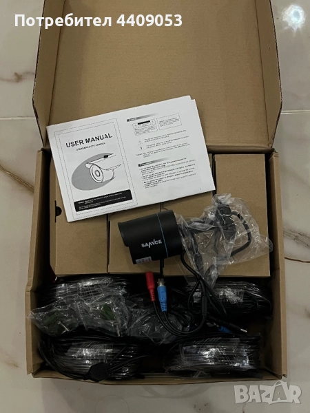 Продавам комплект за видеонаблюдение марка Sannce., снимка 1